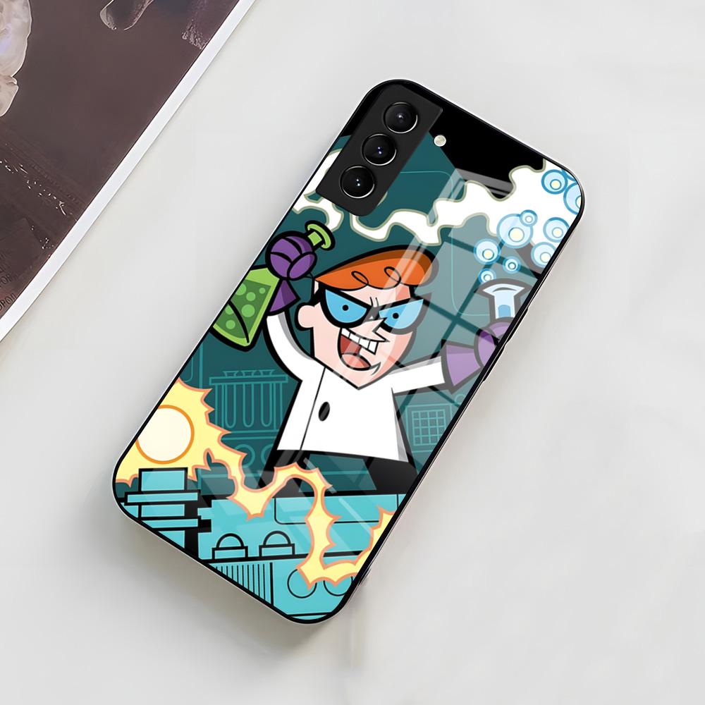 Cartoon D-Dexters L-Laboratory Phone Case For Samsung A56 A36 A26 A16 A15 A25 A35 A55 A14 A34 A24 A54 Glass Case