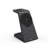 15W Magnetic Wireless Charger & Phone Holder: Compatible with Apple Earphones, Multifunctional 3-in-1 Charging Base