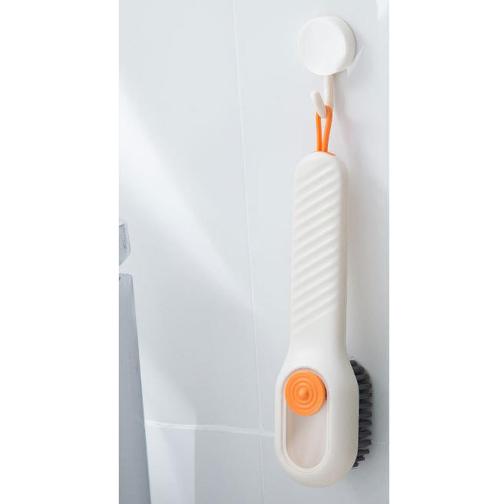 Liquid Shoe Clning Brush Multifunctional   Handle Soft   Laundry Scrub Brush Automatic Liquid Adding Brush for Bathroom