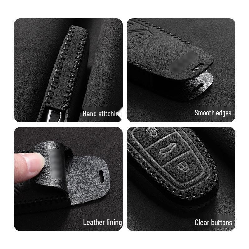 Zamszowe Etui na Kluczyk do Jaguar XE/XFL, F-PACE/XJ, F-TYPE/E-PACE