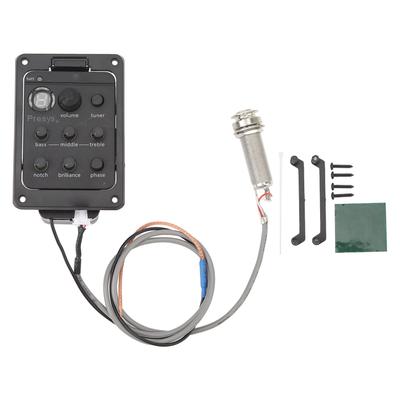 Gitarren-Tonabnehmer EQ-Box Schnelles Anspielen Genaue Verstärkung Gitarren-Tonabnehmer Stimmgerät Elektrische Box Equalizer
