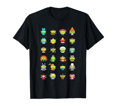 Pixar Toy Story Alien Turns Into Pixar Characters T-Shirt