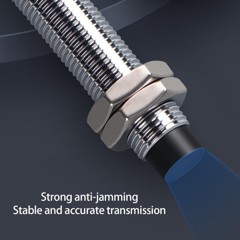 Convenient M12Inductive Sensors NPN NO 5mm Detection High Sensitivity Easy Installion Designs for Automation Systems