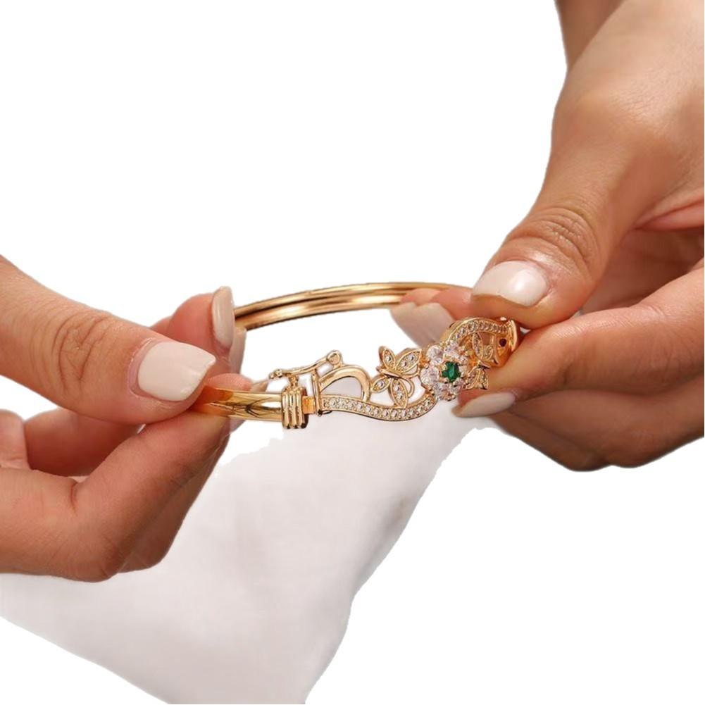 Fashion Hollow Butterfly Zircon Bracelet For Women Elegant Versatile Jewelry Gift