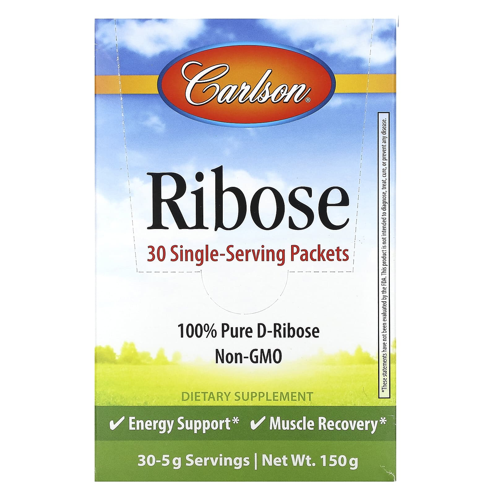 

Carlson, Ribose, 30 Packets, 5g Each