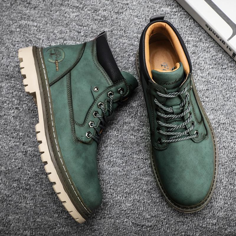 Fashion Brand Men Super Warm Snow Boots Winter Men's Ankle Boots Waterproof Short Outdoor Sneakers Autumn Men's Motorcycle