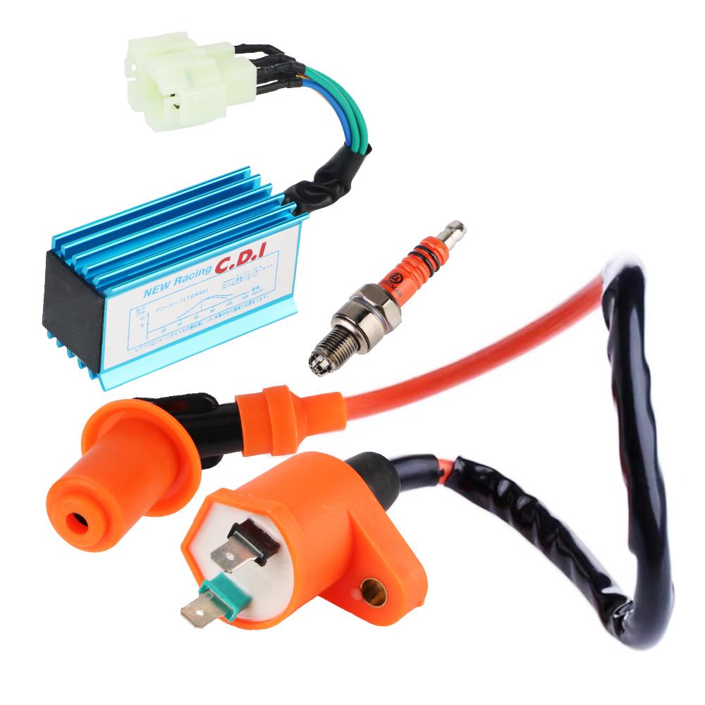 Car Repair Tools Ignition System Coil Engine Test For GY6 50/125/150cc Spark Plug CDI Motorcycle Ignition Coil ATV Beach Buggy
