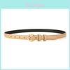 Women Leather Belt Casual Fashion Cowhide Slim Waist Belt For Outdoor Wear