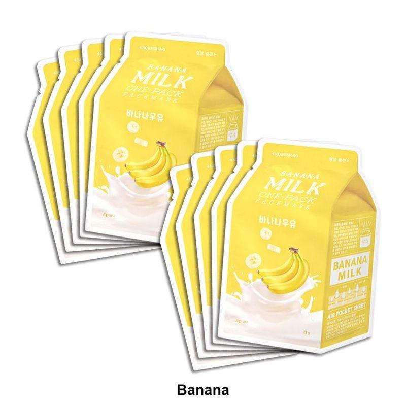A'PIEU - Milk One Pack Set 10 pcs - 7 Types