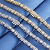 HHIOK Hip Hop Style 5/7mm Iced Tennis Chain 18K Gold Plated 5A Cubic Zirconia Fashion Exquisite Bracelet Gift for Men and Women