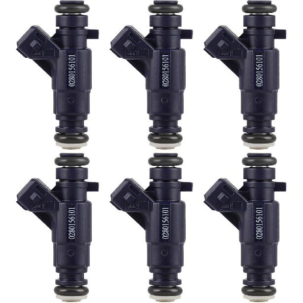 Fuel Injectors Set of 6 Fit for Porsche for Cayenne 2003-2006, 94860513002 94860513001
