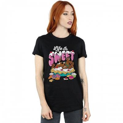 Womens/Ladies Life Is Sweet Cotton Boyfriend T-Shirt