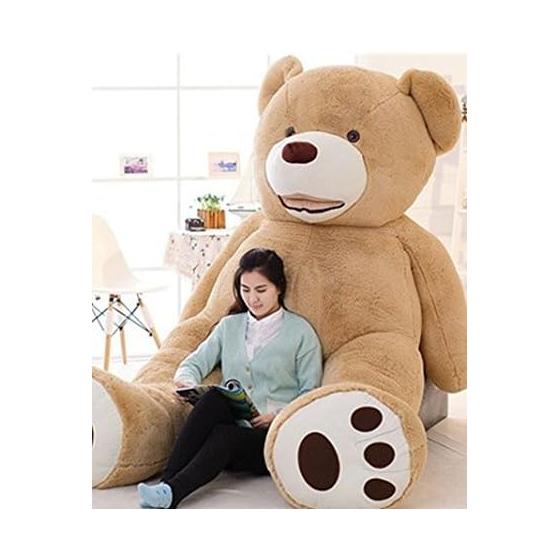 Plush Toy Extra Large Bear/Teddy Bear Cute Bear Animal Large Bear Stuffed Toy/Bear Sewing Wrap/Bear Hug Pillow/Celebration/Fluffy Stuffed Toy (100cm)