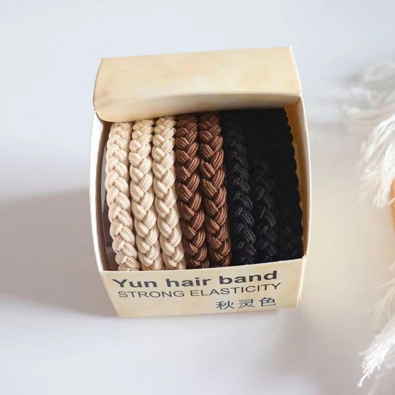 Candy Color Elastic Hair Bands for Women's High Elastic Hair Circle Rope Hair Accessories Headwear Headdress