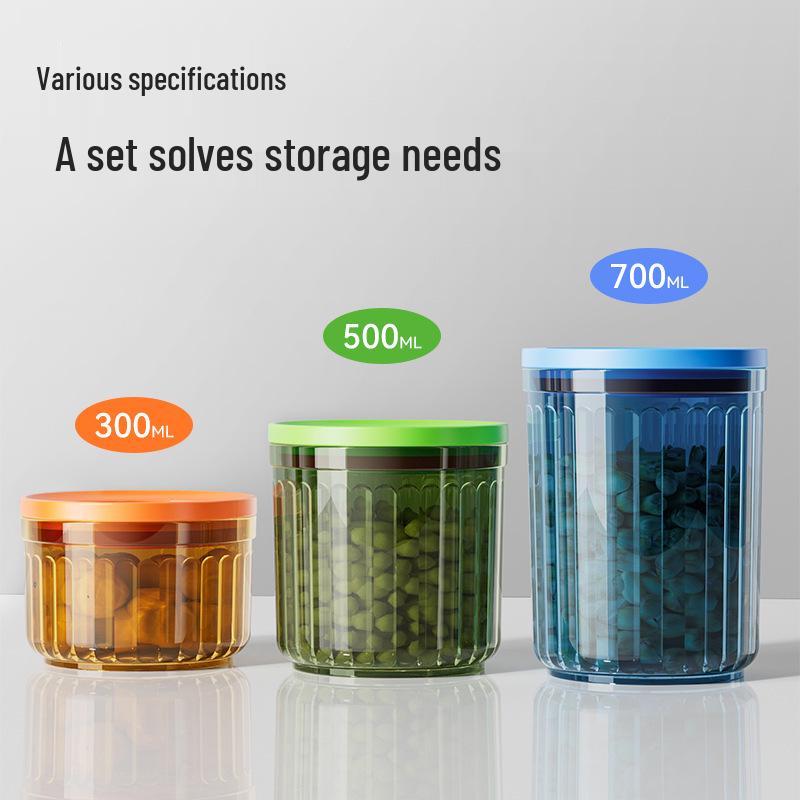 

Five Grains Airtight Storage Jar for Cereals, Tea, Coffee, Powder & Beans