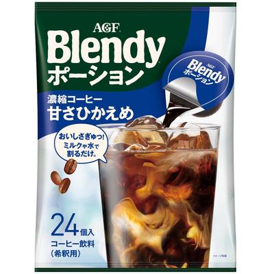 AGF Blendy Portion Konzentrierter Kaffee, Leicht gesüßt, 24 Stück [Eiskaffee] [Kaffeeportion]