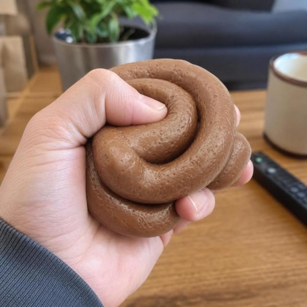 Anxiety Relief Realistic Shit Squishy Toy Soft TPR Fidget Toy Prank Toys  Halloween Party