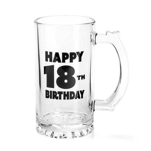 Boccale di birra di buon compleanno (18)
