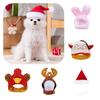 Of The God Wealth Rabbit Elk Cat Santa Hat Pet Headwear Decoration Cute Cartoon