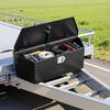 Trailer Tongue Box, 914 x 314 x 305 mm Steel Trailer Tongue Tool Box, Heavy Duty Storage Organizer with Lock and Keys, Utility Tool Chest for Pickup