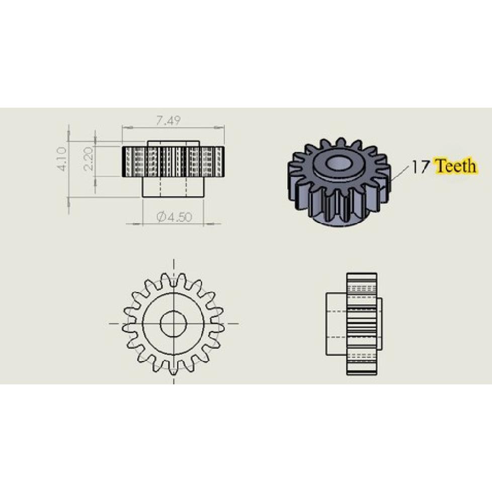 4pcs/set Reverse Gear for SONY TC-WR565 TC-we605s WR535 WR520 CD Cassette Deck
