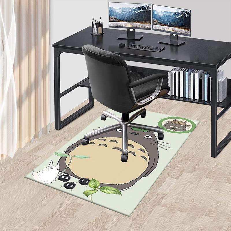 1 Stück Totoro Freunde Teppich für Spielzimmer Schlafzimmer Wohnzimmer Sofa Heimdeko, Kinder Spielbereich Teppich Rutschfeste Fußmatte Y72911