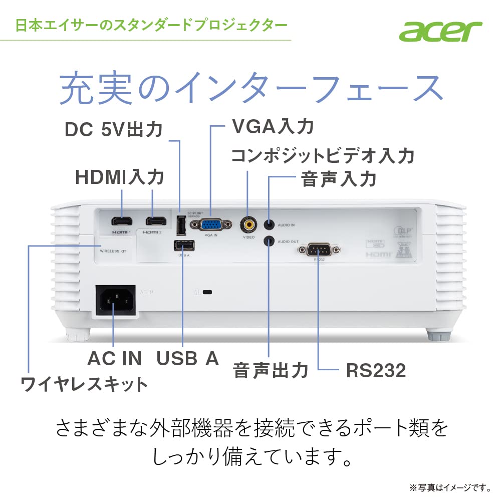 Acer M311 Smart Projector Japanese Wireless Android WXGA ANSI lumens 10W (Official Brand) projection, OS, (1280x800) resolution, 4,500 (standard),