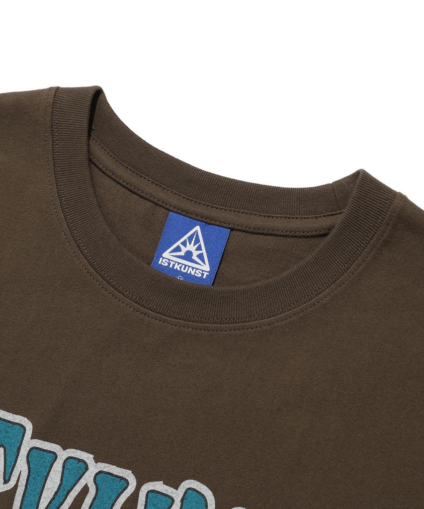 ISTKUNST Scene Band Tee_Brown(Ik2Emmt510A)