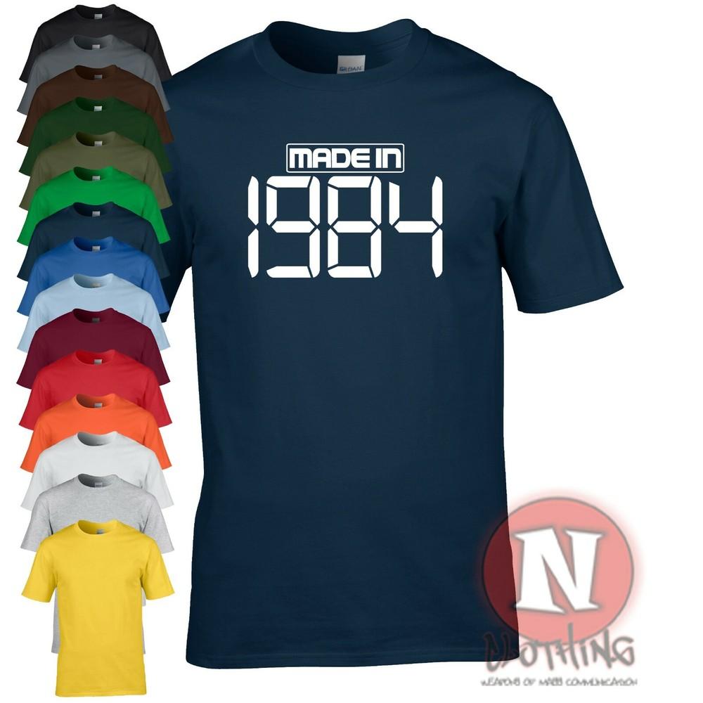 T-Shirt Fête D'Anniversaire Fabriqué En 1984