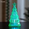 Christmas Decoration Ornaments Mini Luminous Crystal Christmas Tree High-End Desktop Ornaments Christmas Gift Lights