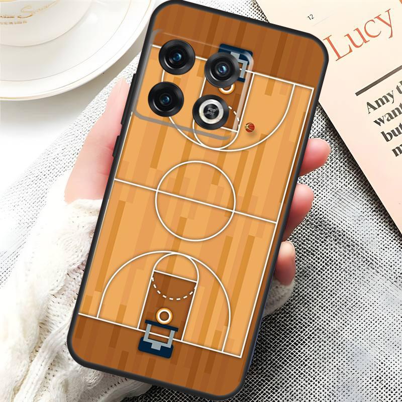 Basketball Court Cover For OnePlus 13R 15 13 13T 12 12R 10T 11 10 Pro OnePlus Nord 5 CE 3 4 Lite N20 N30 Case