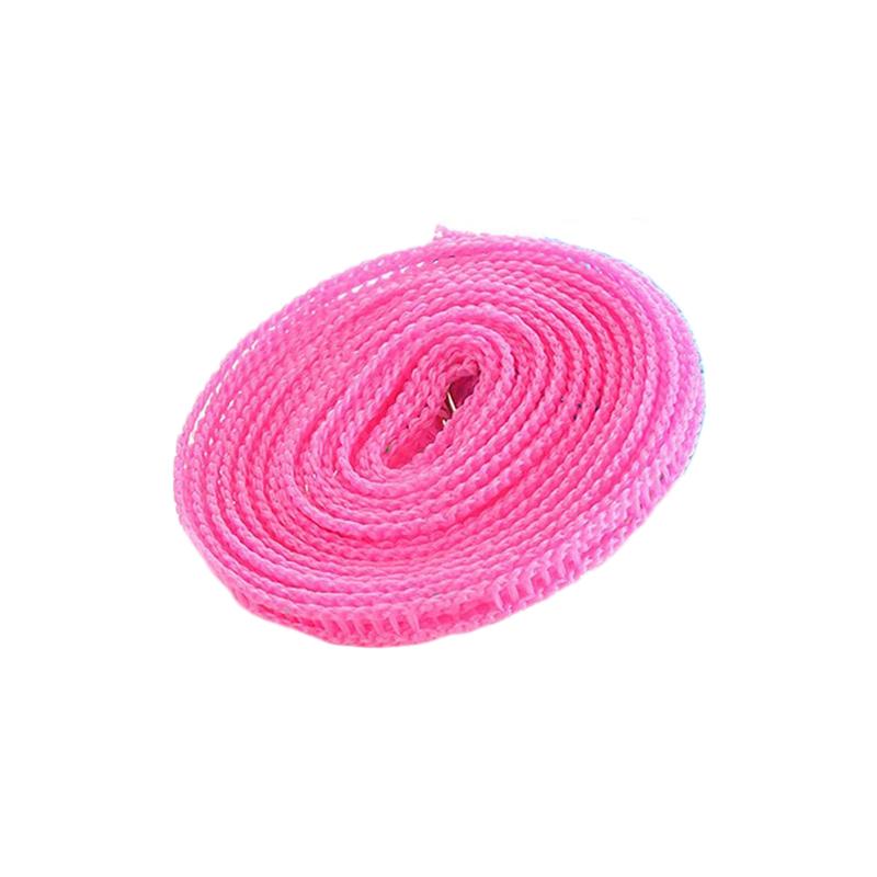 

Нейлоновая бельевая веревка, цветная ветрозащитная, для сушки одежды, регулируемая, дорожная, портативная, для сушки белья, для использования в помещении и на открытом воздухе 3m