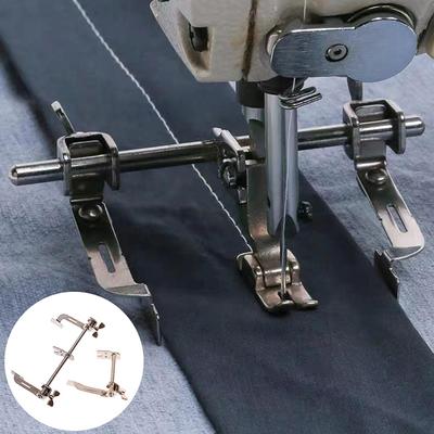 Universelle Einzel- oder Doppelblockierkante, Nahtkantenführung, Flugzeug-Flachwagenregulierung, Teilesucher für Industrienähmaschinen