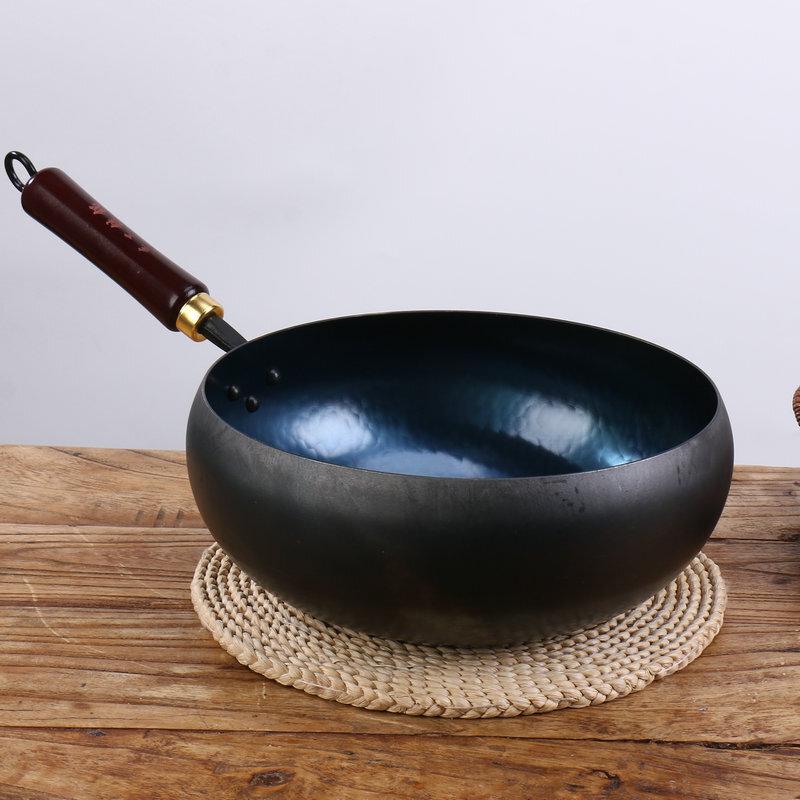 Wutuo Zhangqiu Hand-Forged Iron Stir-Fry Wok