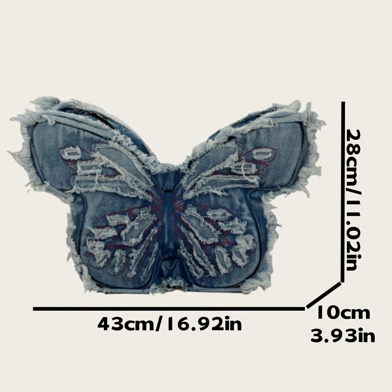 Butterfly-shaped Bag Can Be Worn As a Shoulder Bag or Backpack; Lightweight and Portable, Suitable for Outdoor Travel and Daily Commutes.