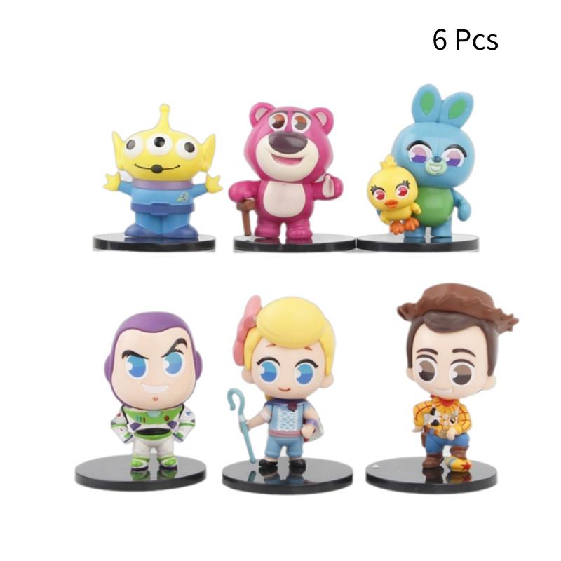 Toy Story Mini Figures Buzz Woody Alien Pvc Collectible Blind Box 8cm Toy Model