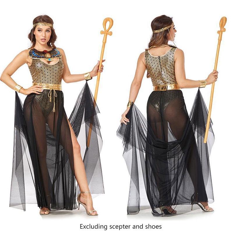Costume Halloween Cosplay Cos Ancient Greek Egyptian Goddess Role Playing Woman