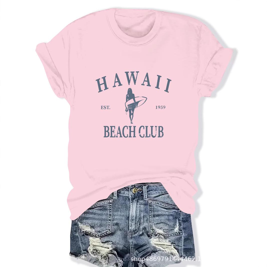 

Women s Cross-Border Fashion Round Neck T-Shirt XXL