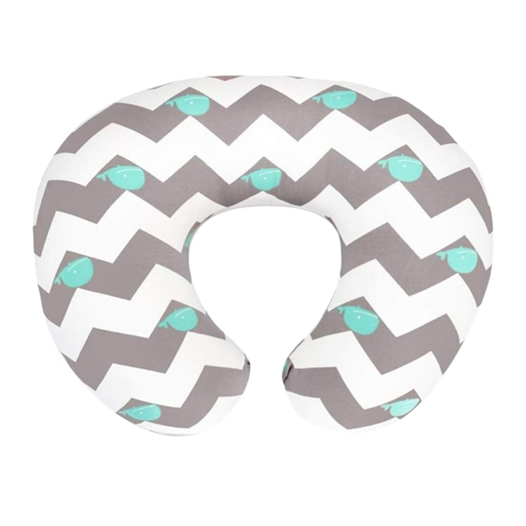 Cotton UShaped Feeding Pillow Cover for Newborn Breastfeeding Type A