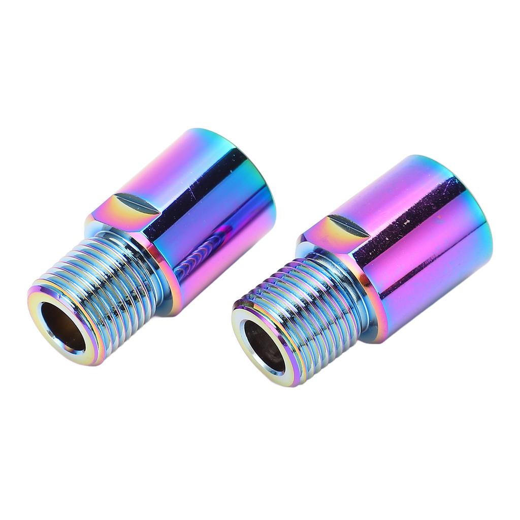 2Pcs Bike Pedal Extenders Sturdy Durable Steel Effort Saving Knee Protection Bike Pedal Extension