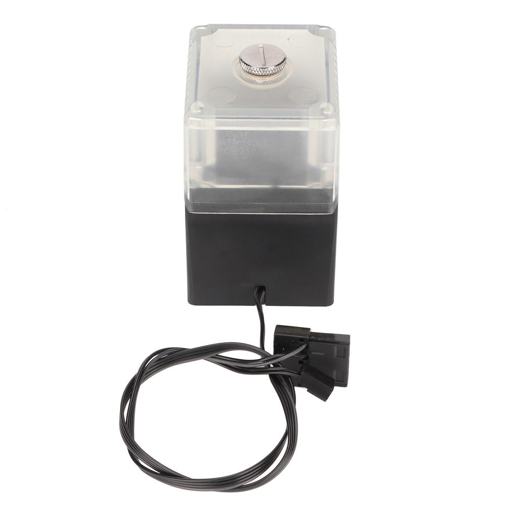 Computer Cooler Pump Ultra Quiet G1 4 Thread 12V 4pin Connector 450L H Temperature Display Transparent CPU Water Pump