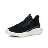 Anta Linghu Fabric Synthetic Leather Wear-Resistant Low-Top Training Shoes Men Sneaker Black White Gray 112127703-5