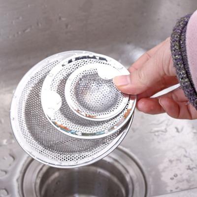 Stopper Waste Bathtub Stainless Steel Drain Filter Sink Strainer Mesh Trap
