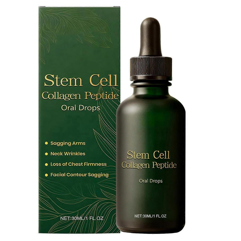 Anti-Aging Stem Cell Collagen Peptide Drops Firming Lifting Oil for Improve Skin Texture & Reduce Wrinkles