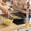 Wood Head Salad Bread Dessert Tong Stainless Steel Handle Food Clamp Barbecue Clips  Cooking