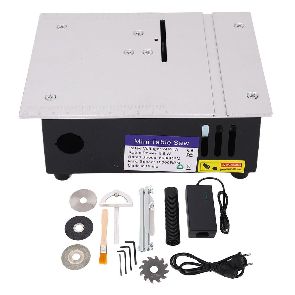 Circular de masă portabil 4 pânze Perie Tub de praf Kit circular de masă multifuncțional pentru meșteșuguri Modelism