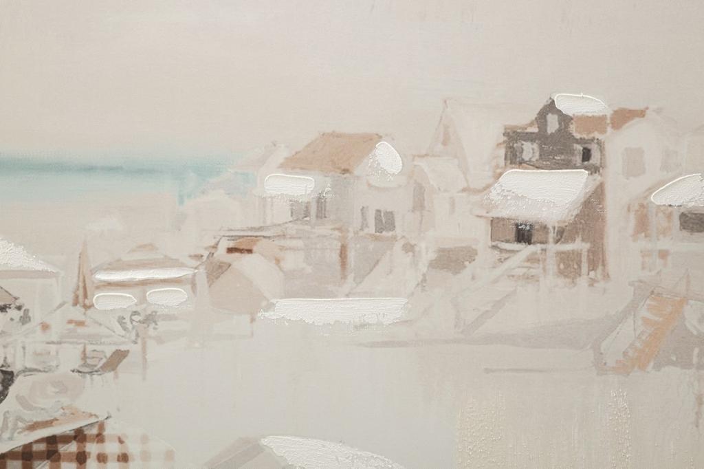 Wall Printing Painting  Beach -B- Cm 80X3X120