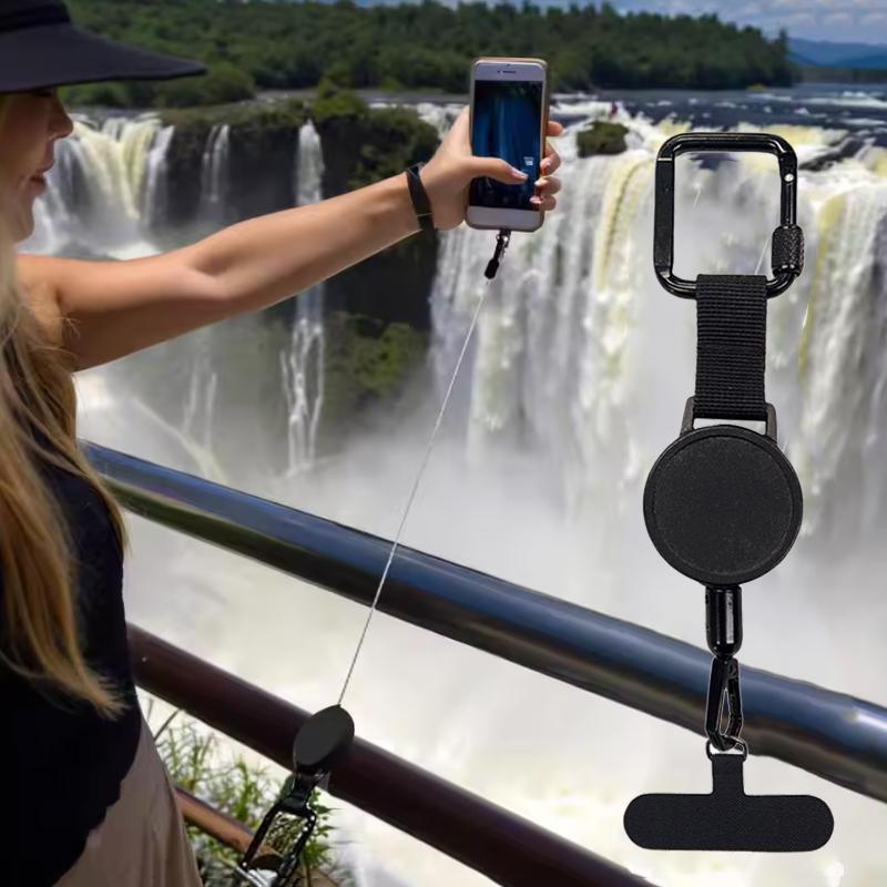 1/2 pcs Retractable Lanyard Anti-Theft Phone Holder Travel Cellphone Lanyard Strap Smartphone Safety Tether With Belt Clip