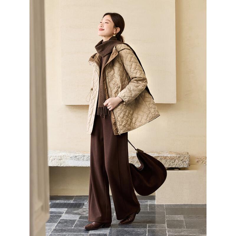 Women's Lightweight Quilted Hooded Padded Jacket