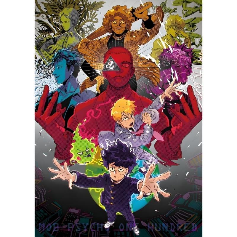 

М-Моб П-Психо 100 Аниме Мультфильм Ретро Постер Липкое Настенное Искусство Печать Водонепроницаемый Дом Гостиная Спальня Бар Эстетический Декор 21cm×30cm NoFrame